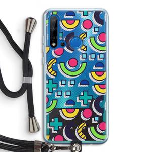 CaseCompany 8-bit N°6: Huawei P20 Lite (2019) Transparant Hoesje met koord