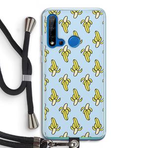 CaseCompany Bananas: Huawei P20 Lite (2019) Transparant Hoesje met koord