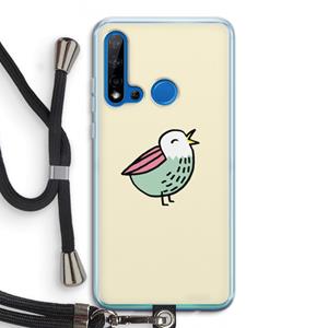 CaseCompany Birdy: Huawei P20 Lite (2019) Transparant Hoesje met koord
