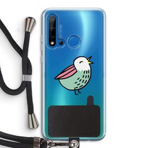 CaseCompany Birdy: Huawei P20 Lite (2019) Transparant Hoesje met koord
