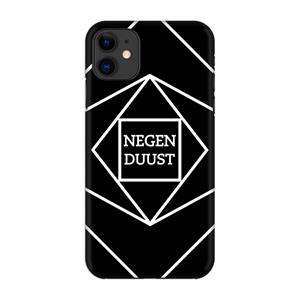 CaseCompany Negenduust geometrisch: Volledig geprint iPhone 11 Hoesje