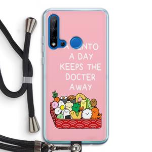 CaseCompany Bento a day: Huawei P20 Lite (2019) Transparant Hoesje met koord