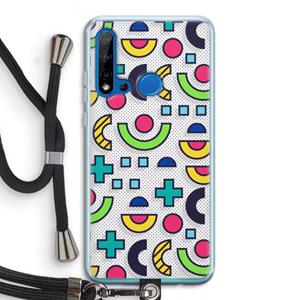 CaseCompany 8-bit N°6: Huawei P20 Lite (2019) Transparant Hoesje met koord