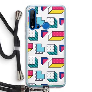 CaseCompany 8-bit N°7: Huawei P20 Lite (2019) Transparant Hoesje met koord