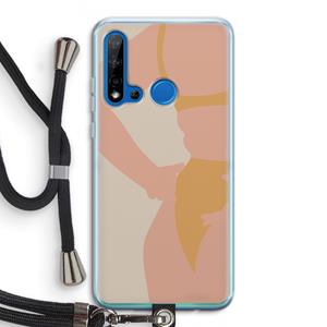 CaseCompany Bikini body: Huawei P20 Lite (2019) Transparant Hoesje met koord