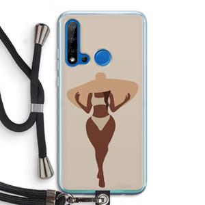 CaseCompany Let's get salty: Huawei P20 Lite (2019) Transparant Hoesje met koord