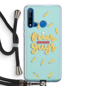 CaseCompany Always fries: Huawei P20 Lite (2019) Transparant Hoesje met koord