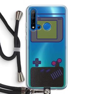 CaseCompany Game On: Huawei P20 Lite (2019) Transparant Hoesje met koord