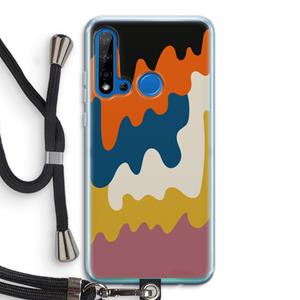 CaseCompany Baar A: Huawei P20 Lite (2019) Transparant Hoesje met koord
