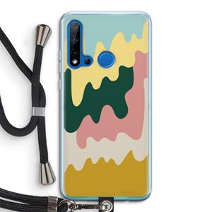CaseCompany Baar B: Huawei P20 Lite (2019) Transparant Hoesje met koord