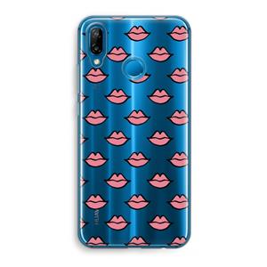 CaseCompany Lipjes: Huawei P20 Lite Transparant Hoesje