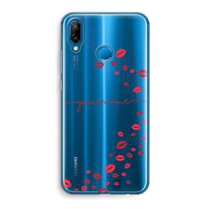 CaseCompany Kusjes: Huawei P20 Lite Transparant Hoesje