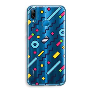 CaseCompany 8-bit N°8: Huawei P20 Lite Transparant Hoesje