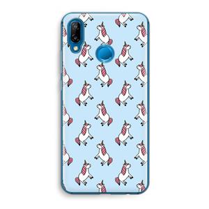 CaseCompany Eenhoorns overal: Huawei P20 Lite Transparant Hoesje