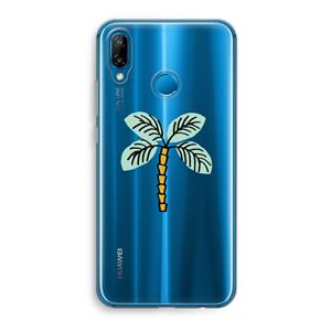 CaseCompany Palmboom: Huawei P20 Lite Transparant Hoesje
