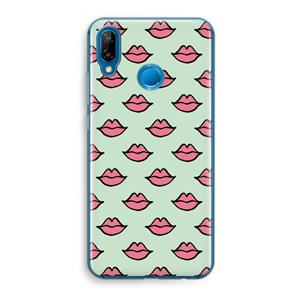 CaseCompany Lipjes: Huawei P20 Lite Transparant Hoesje
