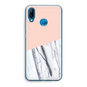 CaseCompany A touch of peach: Huawei P20 Lite Transparant Hoesje