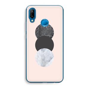 CaseCompany Marmeren cirkels: Huawei P20 Lite Transparant Hoesje