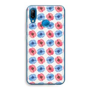 CaseCompany Klaproosjes: Huawei P20 Lite Transparant Hoesje