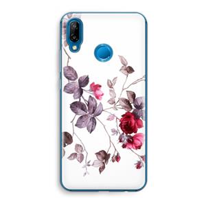 CaseCompany Mooie bloemen: Huawei P20 Lite Transparant Hoesje