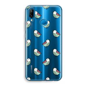 CaseCompany Vogeltjes: Huawei P20 Lite Transparant Hoesje