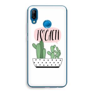 CaseCompany I love cacti: Huawei P20 Lite Transparant Hoesje