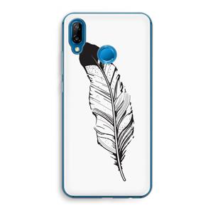 CaseCompany Pluim: Huawei P20 Lite Transparant Hoesje