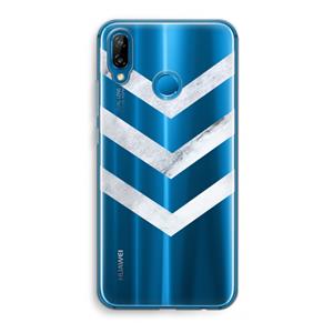 CaseCompany Marmeren pijlen: Huawei P20 Lite Transparant Hoesje