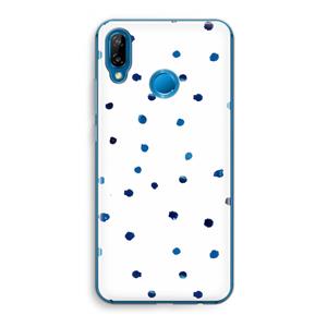 CaseCompany Blauwe stippen: Huawei P20 Lite Transparant Hoesje