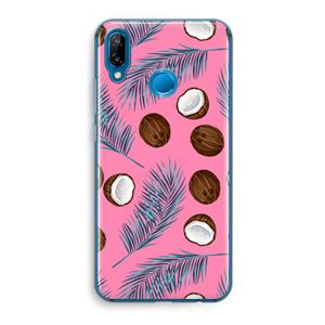 CaseCompany Kokosnoot roze: Huawei P20 Lite Transparant Hoesje