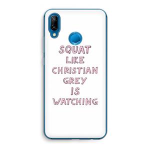 CaseCompany Christian Grey: Huawei P20 Lite Transparant Hoesje