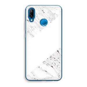 CaseCompany Biggest stripe: Huawei P20 Lite Transparant Hoesje