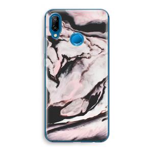 CaseCompany Roze stroom: Huawei P20 Lite Transparant Hoesje