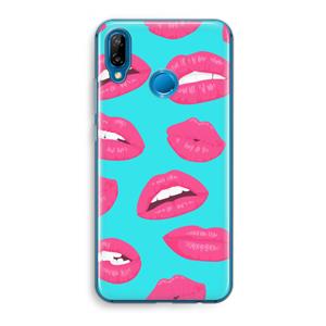 CaseCompany Bite my lip: Huawei P20 Lite Transparant Hoesje