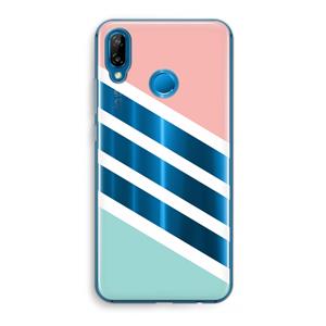 CaseCompany Strepen pastel: Huawei P20 Lite Transparant Hoesje