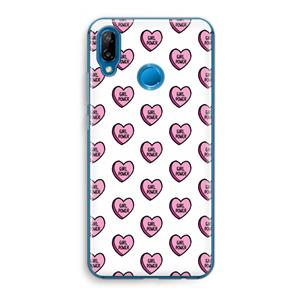 CaseCompany GIRL POWER: Huawei P20 Lite Transparant Hoesje