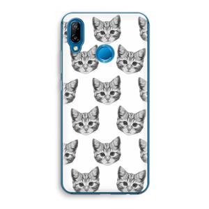 CaseCompany Kitten: Huawei P20 Lite Transparant Hoesje