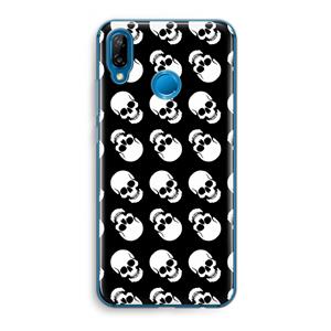 CaseCompany Musketon Skulls: Huawei P20 Lite Transparant Hoesje