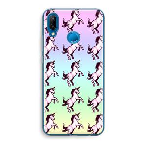 CaseCompany Musketon Unicorn: Huawei P20 Lite Transparant Hoesje