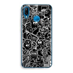 CaseCompany Vexx Black City : Huawei P20 Lite Transparant Hoesje