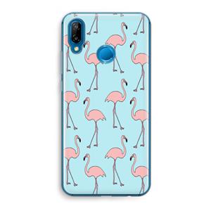 CaseCompany Anything Flamingoes: Huawei P20 Lite Transparant Hoesje