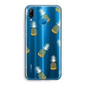 CaseCompany Ananasjes: Huawei P20 Lite Transparant Hoesje