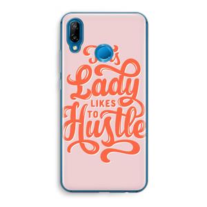 CaseCompany Hustle Lady: Huawei P20 Lite Transparant Hoesje