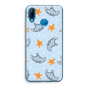 CaseCompany Manta: Huawei P20 Lite Transparant Hoesje