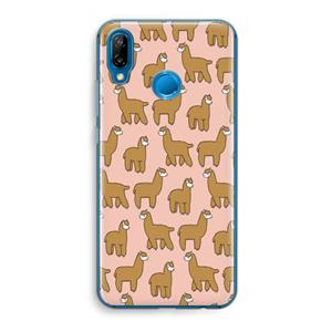 CaseCompany Alpacas: Huawei P20 Lite Transparant Hoesje
