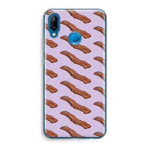 CaseCompany Bacon to my eggs #2: Huawei P20 Lite Transparant Hoesje