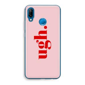 CaseCompany Ugh: Huawei P20 Lite Transparant Hoesje