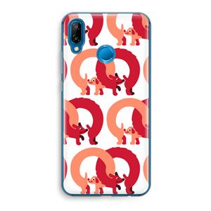 CaseCompany Dogs: Huawei P20 Lite Transparant Hoesje