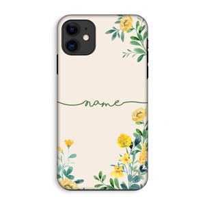 CaseCompany Gele bloemen: iPhone 11 Tough Case