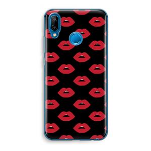 CaseCompany Lips: Huawei P20 Lite Transparant Hoesje